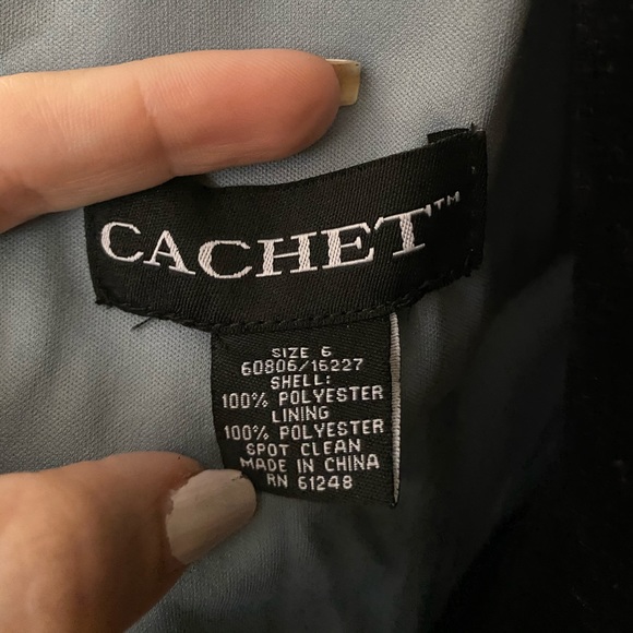 Sparkle V-neck Silver & Blue Gown Mermaid skirt. - Picture 13 of 14